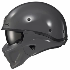 Scorpion Covert X Solid Helmets - DOT -Scorpion Shop CovertX GlossCement SideView