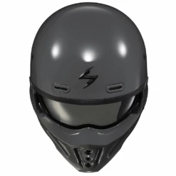 Scorpion Covert X Solid Helmets - DOT -Scorpion Shop CovertX GlossCement TopFront