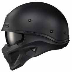 Scorpion Covert X Solid Helmets - DOT -Scorpion Shop CovertX MatteBlack SideView