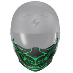 Scorpion Covert Face Mask - Samurai 6 Scorpion Covert Face Mask - Samurai -Scorpion Shop Covert SamuraiMask MatteGreen TopFrontGhosted