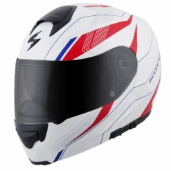 Scorpion EXO-GT3000 Sync Helmets - Dot -Scorpion Shop EXO GT3000 Sync White front ang