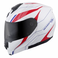Scorpion EXO-GT3000 Sync Helmets - Dot -Scorpion Shop EXO GT3000 Sync White left