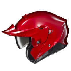 Scorpion EXO-GT930 Transformer Solid Helmets -Scorpion Shop Scorpion Exo GT930 Modular BlackCherry profile leftpeakvisor