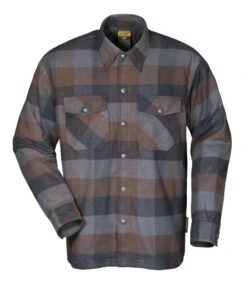 Scorpion EXO Covert Flannel Shirt -Scorpion Shop scorpion covert flannel shirt black brown grey black brown grey 1