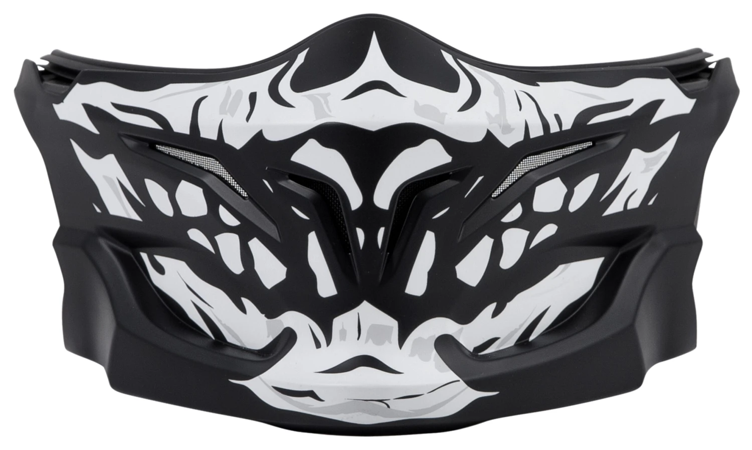 Scorpion EXO Covert Skull Face Mask Black/White [Open Box] - Image 2