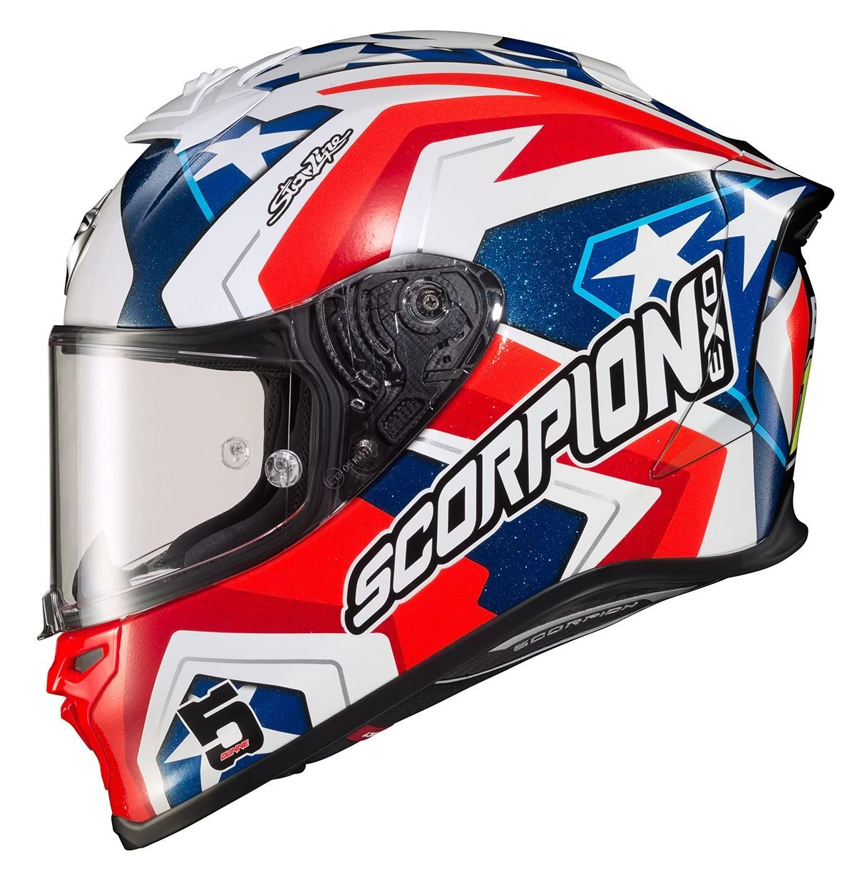 Scorpion EXO-R1 Air Bautista Laguna Seca Helmet - Image 3